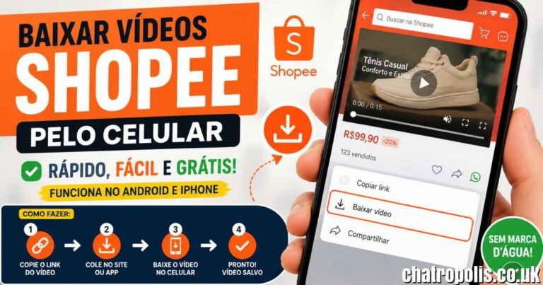 Baixar Vídeos Shopee pelo Celular– Guia Completo para Salvar Vídeos da Shopee no Android e iPhone