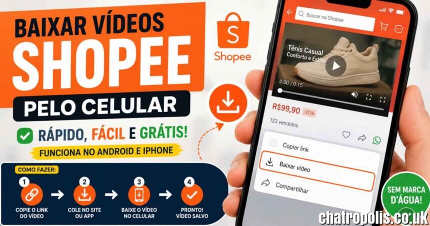 Baixar Vídeos Shopee pelo Celular– Guia Completo para Salvar Vídeos da Shopee no Android e iPhone